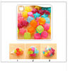 Frozen Ice Cube Particles Traveling Outdoor Reusable